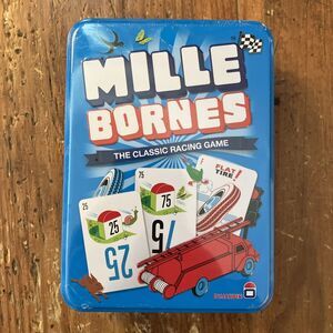 Mille Bornes The Classic Racing Game Collectible Tin Strategy 2016 Dujardin NEW